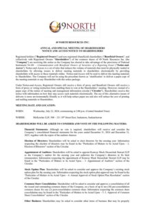 Notice-and-Access Notice