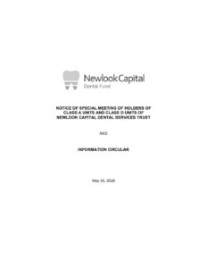 Notice of Special Meeting and Information Circular